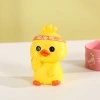 Factory direct supply of new type of small yellow duck hyaluronic acid duck cute three-dimensional decorative items, desktop decoration items, resin ornaments Item Picture